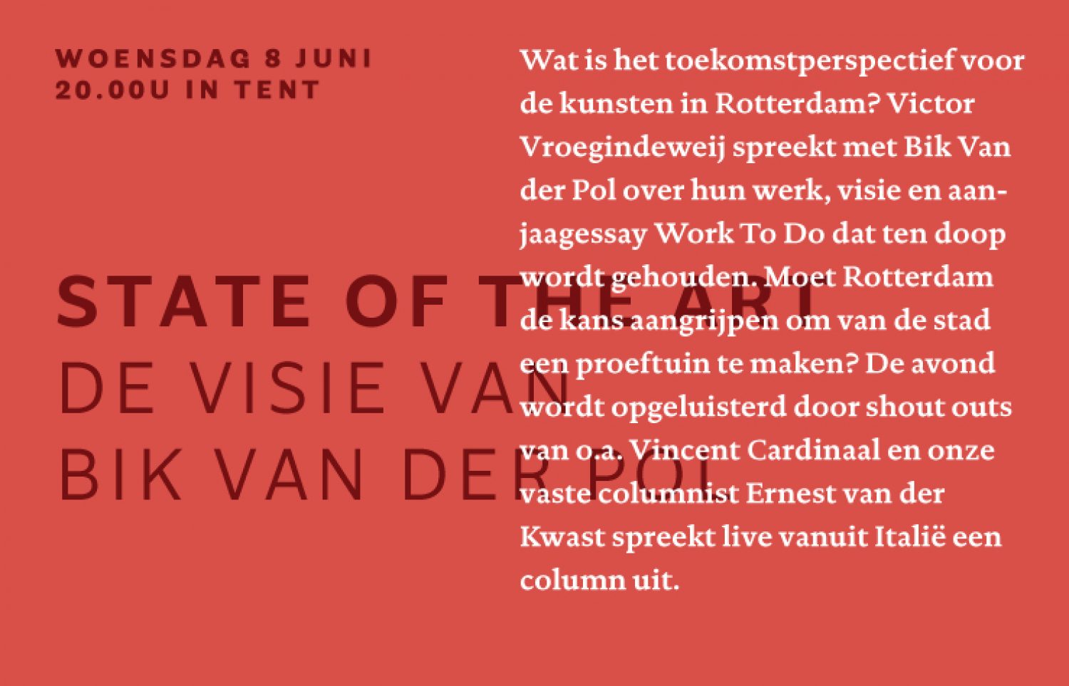 State of the Art: De visie van Bik Van der Pol