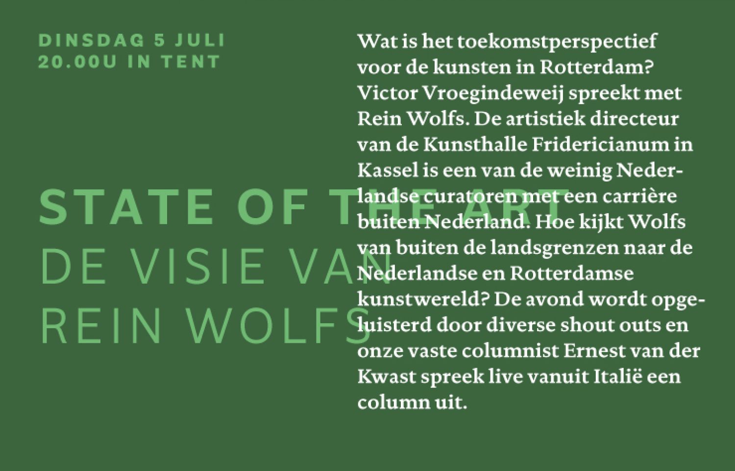 State of the Art: De visie van Rein Wolfs