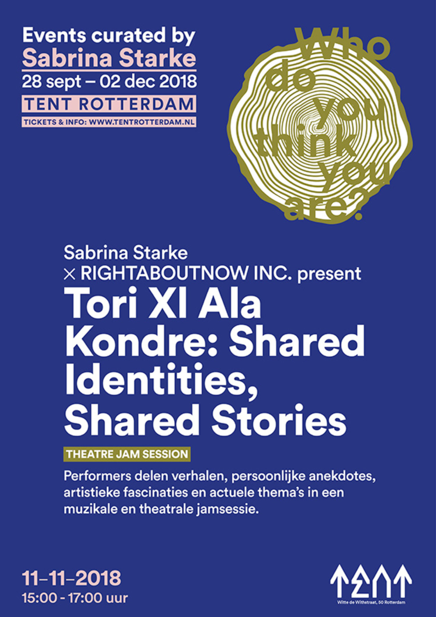 TORI XL ALA KONDRE: Shared Identities, Shared Stories, Sabrina Starke x RIGHTABOUNTNOW INC.